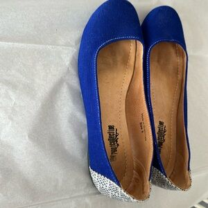The root Collective royal blue flats